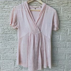 Free People knit wrap hooded top